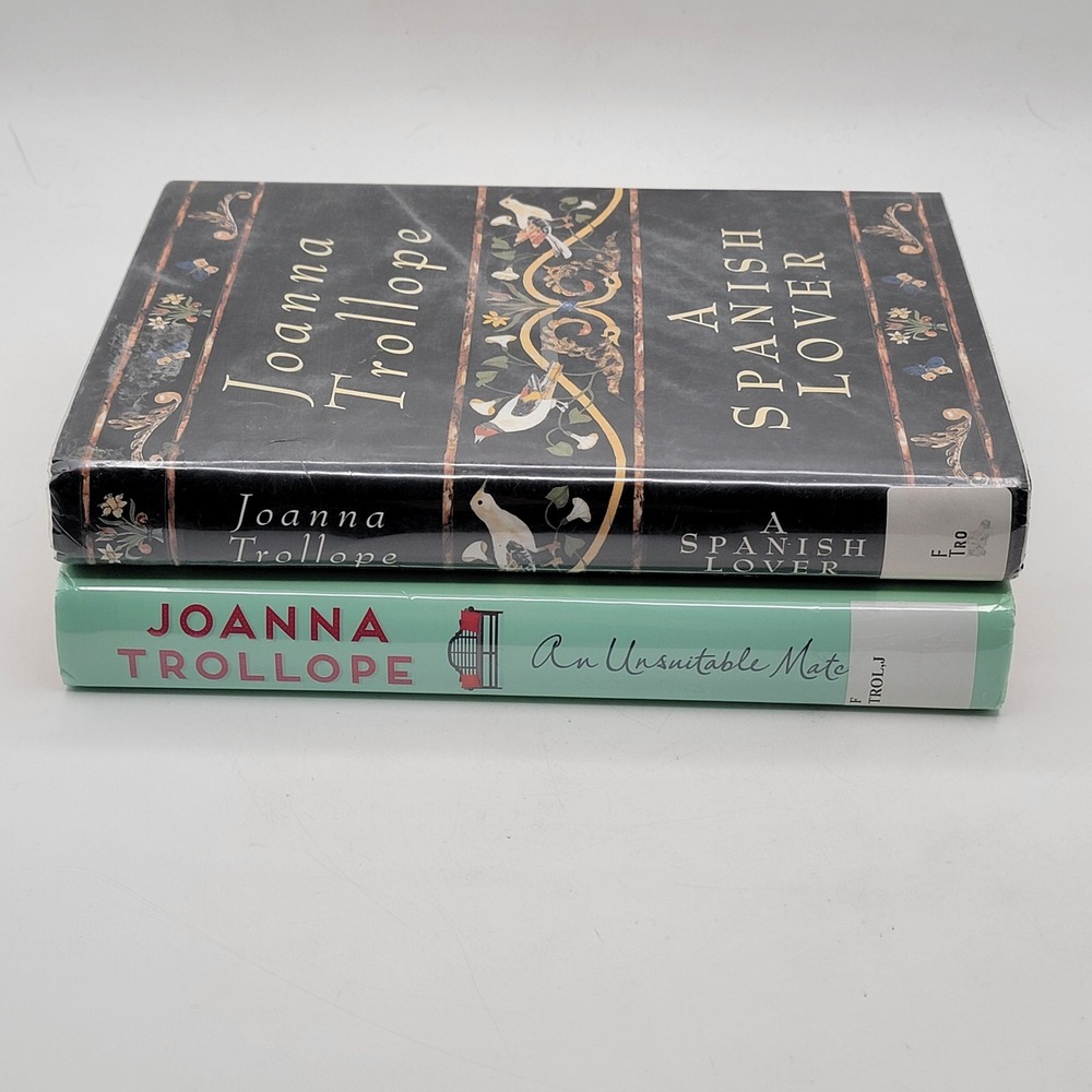 Joanna Trollope A Spanish Lover & An Unsuitable Match Hardcover Book Set Good
